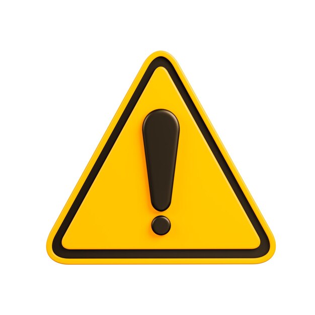 A yellow triangle warning sign as a symbol of caution for why you need to offer yourself to serve readily