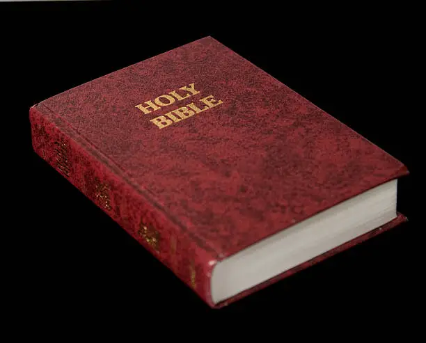 A reddish Bible to for How to retain what you read in the Bible